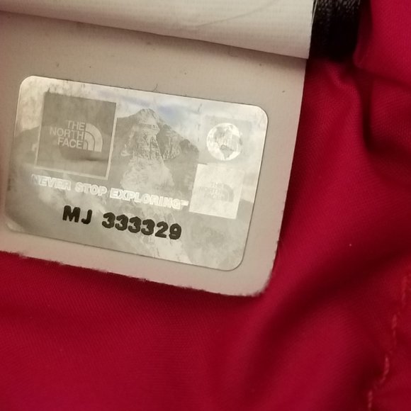 North Face Womens Small Red 700 Goose Down Nuptse Puffer Jacket Winter Ski Coat - Picture 6 of 10